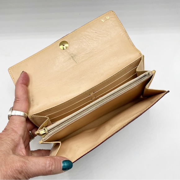 Louis Vuitton Takashi Murakami Black Multicolor Sarah Long Wallet Authentic 2007 - Picture 4 of 17